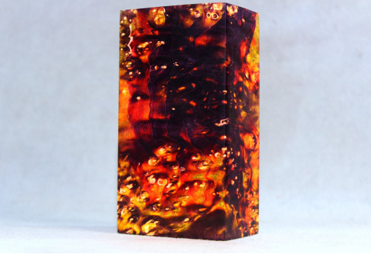 Stabilized Maple Burl Wood Mod Block